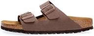 👞 birkenstock arizona birkibuc sandals 651163: stylish men's shoes with unmatched comfort logo