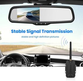 img 3 attached to 🚗 Upgrade Your Ride with AUTO-VOX T1400: Wireless Backup Camera Kit for Easy Installation, No Wiring Hassles, No Interference, IP 68 Waterproof & Super Night Vision Rear View Camera for an OEM Look
