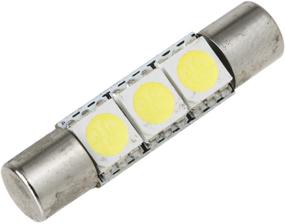 img 3 attached to Запчасти Partsam 29 мм Фестун 5050 SMD светодиодные лампы: осветите свой автомобиль салон белыми лампами для зеркала солнцезащитной козырька (упаковка из 10 штук)