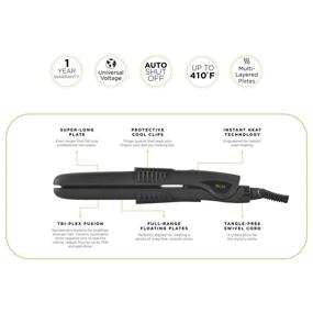 img 1 attached to StyleCraft Shmedium Black Professional Travel Iron - Ultimate Personal Care Companion