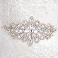 💎 exquisite pardecor rhinestone bridal sash: unforgettable women's accessory logo