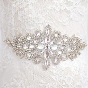 img 4 attached to 💎 Exquisite ParDecor Rhinestone Bridal Sash: Unforgettable Women's Accessory