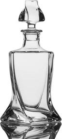 img 1 attached to 🥃 Exquisite Crystal Twisted Whiskey Decanter Stopper with Lead | Unparalleled Elegance and Functionality