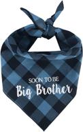 👶 willowear siblings-to-be baby gender reveal pregnancy announcement pet bandanas логотип