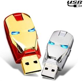 img 1 attached to 💫 Stylish Gold USB Flash Drive Pen Drive with Easy Storage - 32GB Capacity