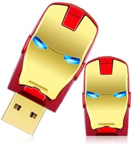 img 4 attached to 💫 Stylish Gold USB Flash Drive Pen Drive with Easy Storage - 32GB Capacity