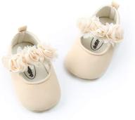 enercake soft sole floral baby girl shoes - newborn infant mary jane flats for baptism dresses logo