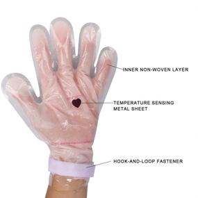 img 2 attached to Парафиновые вкладыши Чехлы для терапевтических перчаток