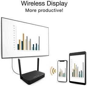 img 1 attached to Трансмиттер и приемник Wi-Fi HDMI QuattroPod Lite 5G для потоковой передачи 4K с компьютера, ноутбука и смартфона на ТВ и проектор (1T1R).