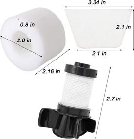 img 3 attached to 🔍 Aoydr Replacement Filters Compatible with Shark IONFlex DuoClean X30 X40 F60 F80 IC205 IF200 IF201 IF202 IF205 - Pack of 12