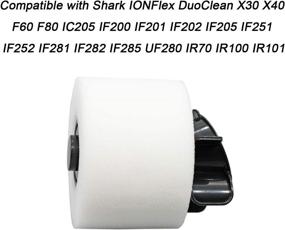 img 2 attached to 🔍 Aoydr Replacement Filters Compatible with Shark IONFlex DuoClean X30 X40 F60 F80 IC205 IF200 IF201 IF202 IF205 - Pack of 12