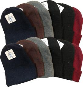 img 4 attached to Yacht Smith Beanies: Maximum Durability for Boys' Assorted Accessories