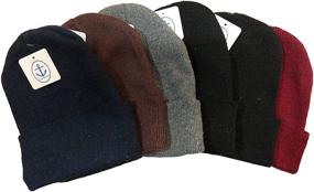 img 1 attached to Yacht Smith Beanies: Maximum Durability for Boys' Assorted Accessories