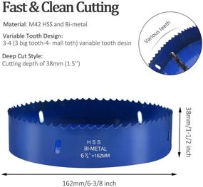 img 1 attached to Bonsicoky Bi Metal Drilling Recessed Fiberboard