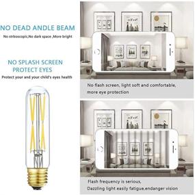 img 2 attached to Daylight Equivalent Dimmable Tubular Incandescent Bulb