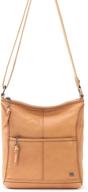 sak iris leather crossbody scotch logo