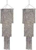 4-foot silver shimmering chandelier awards night decorations by beistle - ideal for new year's eve party supplies logo