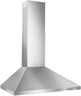 🔥 broan nutone bw5030ssl convertible 30-inch stainless steel chimney range hood with modern european design, wall-mounted led lights logo