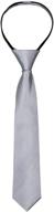 👔 alizeal pre-tied zipper skinny necktie: top boys' accessory for neckties, ideal for fashionable occasions logo