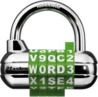 🔒 master lock 1534d locker lock: customizable word combination padlock, 1 pack, assorted colors logo