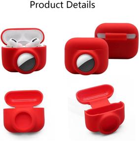 img 2 attached to Airpods Pro Case With Apple Airtags Bluetooth Locator GPS Tracking Airpods_Case Skin Cover Compatible With Air Pods Pro 360°Protective Shockproof Wireless Charging Airpods Pro Silicone Cases Car & Vehicle Electronics