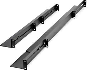 img 3 attached to Adjustable Depth 1U 19 inch Server Rack Rails by StarTech.com - Universal 4 Post Rack Mount Rails Kit for Network Equipment, Servers, and UPS - Compatible with HPE ProLiant and Dell PowerEdge (UNIRAILS1UB)