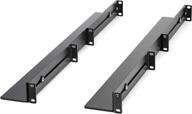 adjustable depth 1u 19 inch server rack rails by startech.com - universal 4 post rack mount rails kit for network equipment, servers, and ups - compatible with hpe proliant and dell poweredge (unirails1ub) logo