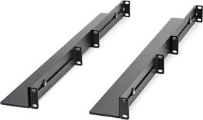 img 4 attached to Adjustable Depth 1U 19 inch Server Rack Rails by StarTech.com - Universal 4 Post Rack Mount Rails Kit for Network Equipment, Servers, and UPS - Compatible with HPE ProLiant and Dell PowerEdge (UNIRAILS1UB)