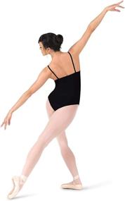 img 1 attached to 🩰 TH5112 Adult Square Neck Dance Leotard with Camisole Design