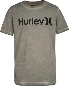 img 1 attached to 👕 Стильная футболка Hurley с графическим рисунком: Детская одежда Birch Slash - Найдите топы, футболки и рубашки!