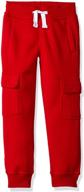 👖 southpole little active jogger fleece boys' clothing: a stylish option for comfortable pants logo