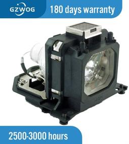 img 1 attached to 🔦 Genuine Replacement Projector Lamp Bulb for Sanyo PLV-Z2000 PLV-Z700 PLV-Z3000 PLV-Z4000 PLV-Z800 PLV-1080HD Projectors - Gzwog POA-LMP135 POA-LMP114 610 344 5120/610 336 5404, with Housing