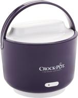 🍱 crock-pot 24-ounce lunch crock food warmer deluxe edition - purple: convenient and stylish lunchtime solution logo