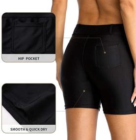 img 1 attached to ATTRACO Womens Waistband Shorts Swimsuit Women's Clothing