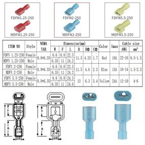 img 3 attached to Insulated Connectors Electrical Terminals Assortment