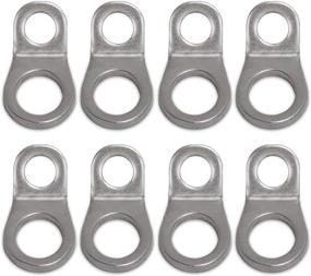 img 4 attached to 🔒 Versatile Dog River Tools: Stainless Steel Tie Down Anchor Hooks for Garage, Workshop, Truck, Trailer & More (8-Pack)
