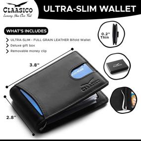 img 2 attached to 🧳 Premium Leather Wallet Holder: Essential Travel Men's Accessories