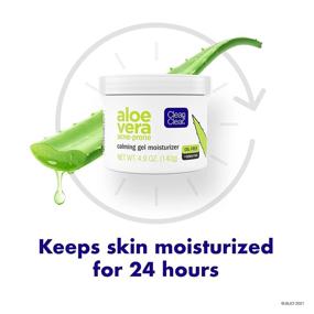 img 1 attached to 🌿 Clean & Clear Aloe Vera Calming Gel Acne Facial Moisturizer: Oil-Free Daily Hydration for Acne-Prone & Sensitive Skin, 4.9 Oz