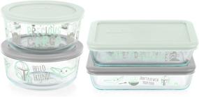 img 4 attached to Pyrex Disney Child Decorated Storage Storage & Organization