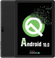 📱 планшет vucatimes на android 10 дюймов: 32 гб памяти, четырехъядерный процессор, android 10.0, google play store, wifi + ips-дисплей (черный) логотип