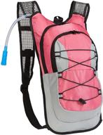 💧 2l pink hydration pack with spacious storage compartment - northwest survival water bladder bag логотип