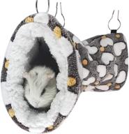 🐹 leftstarer guinea pig accessories: heart-brown sugar glider cage toys for small animals logo