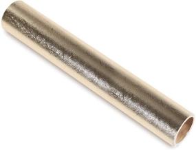 img 3 attached to 🎨 TECKWRAP Metallic Textured Chrome Vinyl Adhesive for Craft Cutter 1ft x 5ft - Champagne Gold: Add Sparkle to Your Crafts!