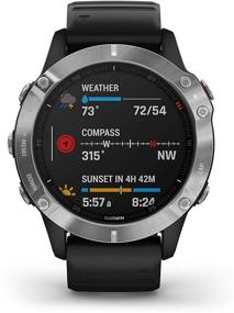 img 3 attached to 🏃 Garmin Fenix 6 Премиум Мультиспортивные GPS-часы с измерением уровня кислорода в крови - полный комплект с Power Pack от Wearable4U (стандартный/серебристый с черным ремешком)