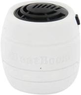 micronet beatboom portable bluetooth speaker - white/black: unmatched wireless sound in retail packaging logo