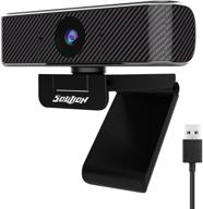 📷 soulion c20 hd webcam with microphone and slide privacy cover - full 1080p camera for streaming, video calling, gaming, and conferencing - usb web camera with fixed focus for pc, laptop, and desktop logo