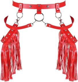 img 4 attached to Harness Adjustable Clothing Accessories Tassel Women's Accessories for Belts