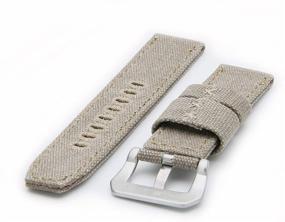 img 2 attached to 🕒 The Perfect Accessory: Helm Watches Canvas Watch Strap for Superior Style and Durability