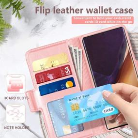 img 1 attached to FYY Wallet Case For Samsung Galaxy Note 20 Ultra 6