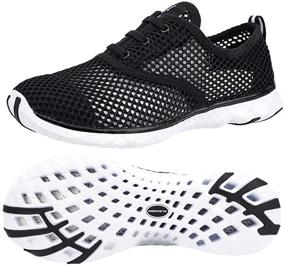 img 4 attached to ALEADER Athletic Men's Water Shoes with Stylish Quick-Drying Design